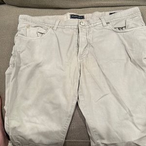 Grey men’s Richard J Brown Berlino pants.